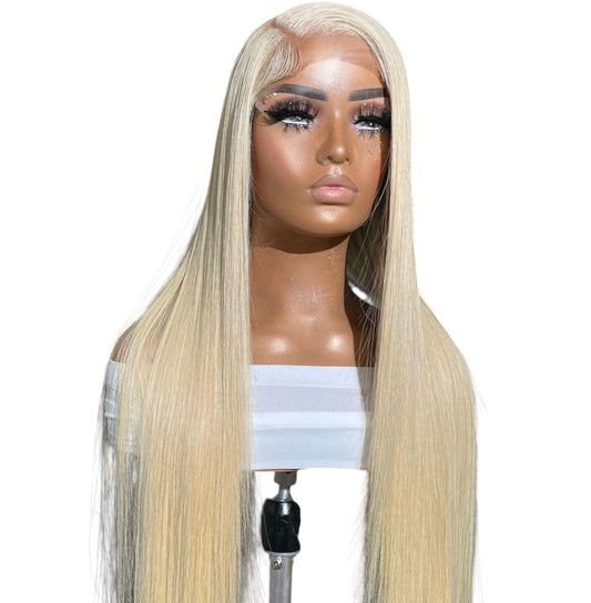 2x6 Raw Vietnamese 613 Blonde Straight Extra-Length HD Lace Wig (Pre-Order)