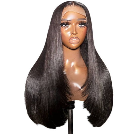 5x5 Raw Vietnamese Straight Extra-Length HD Lace Wig (Pre-Order)