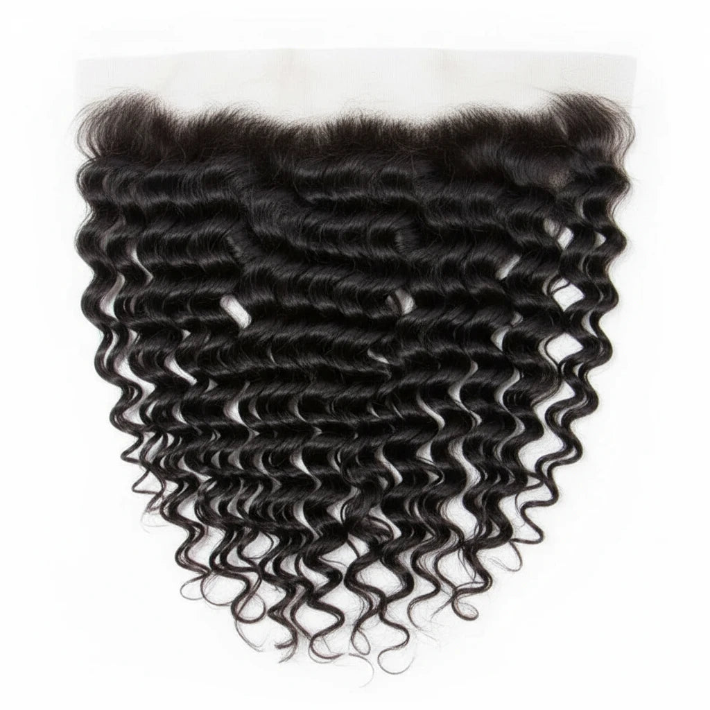 13x6 Raw Vietnamese Curly Extra-Length HD Lace Frontal (Pre-Order)
