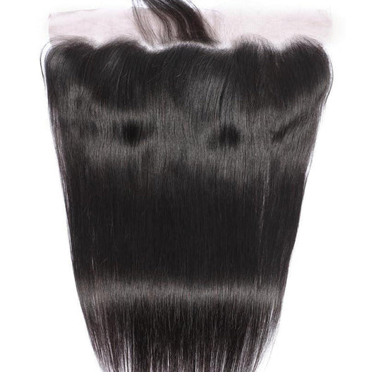 13x6 Raw Vietnamese Jet Black Straight HD Frontal (Pre-order)