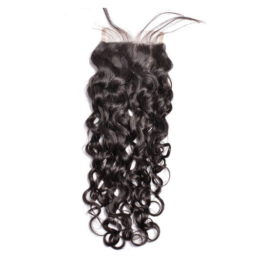 6x6 Raw Indian Curly HD Closure (Pre-order)