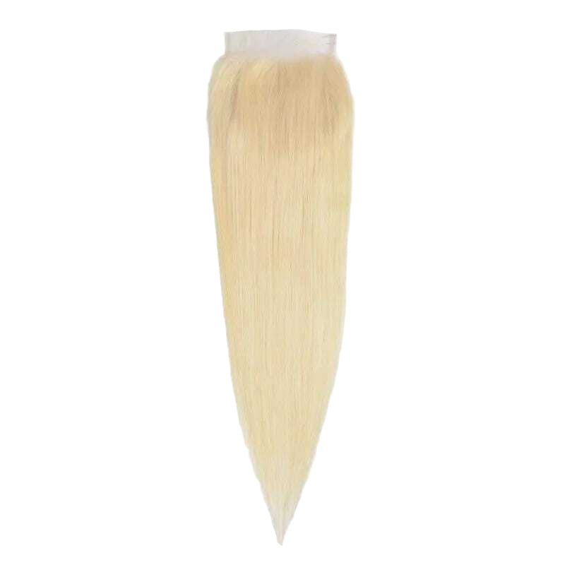 4x4 Raw Vietnamese 613 Blonde Straight Extra-Length HD Lace Closure (Pre-Order)