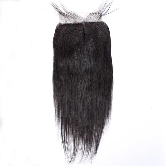 5x5 Raw Vietnamese Jet Black Straight HD Closure (Pre-order)