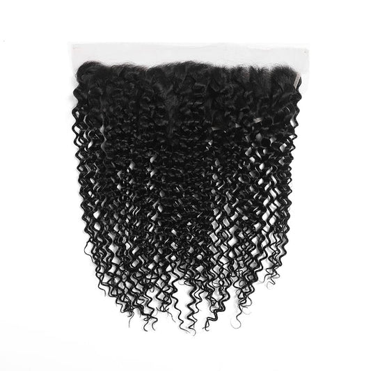 13x4 Raw Vietnamese Curly Extra-Length HD Lace Frontal (Pre-Order)