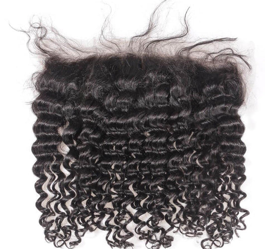 13x4 Raw Indian Curly HD Frontal (Pre-order)